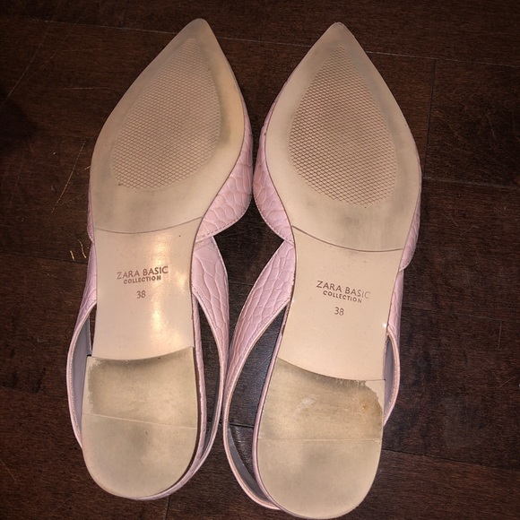 Zara Slingback Pink flats - Picture 4 of 4